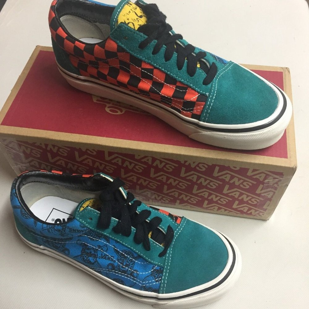 Vans Old Skool 36 DX Anaheim Factory Multicolor Mens 6 Womens 7.5